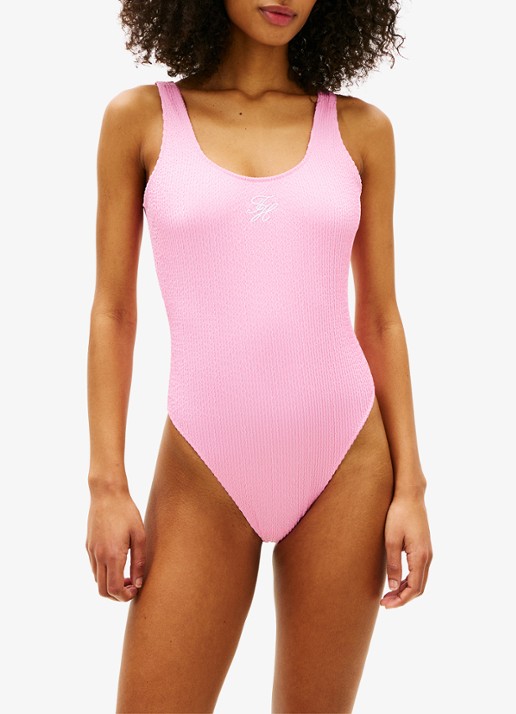Tommy Hilfiger Badpak met structuur