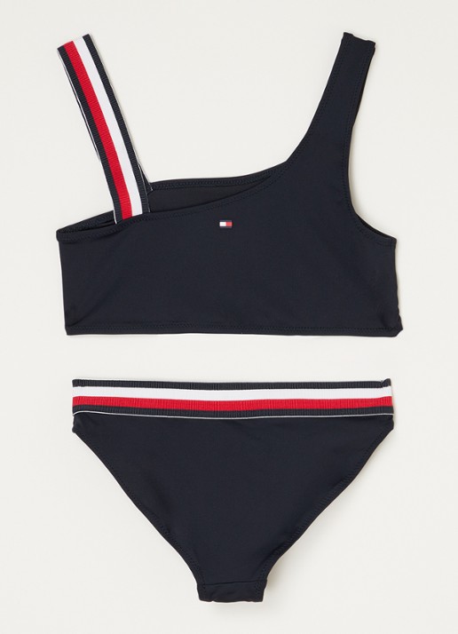 Tommy Hilfiger Bikini met logo - voorkant 2 donkerblauw