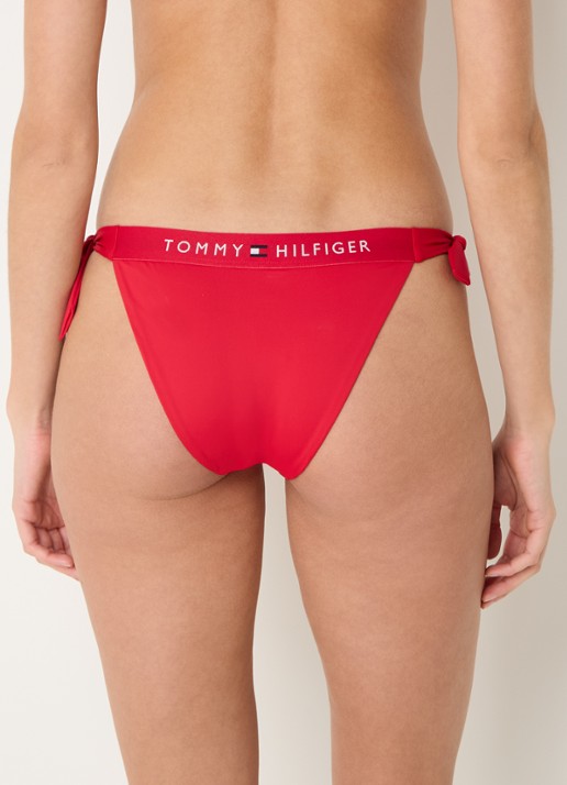Tommy Hilfiger Bikinislip met logoband - achterkant 3 rood