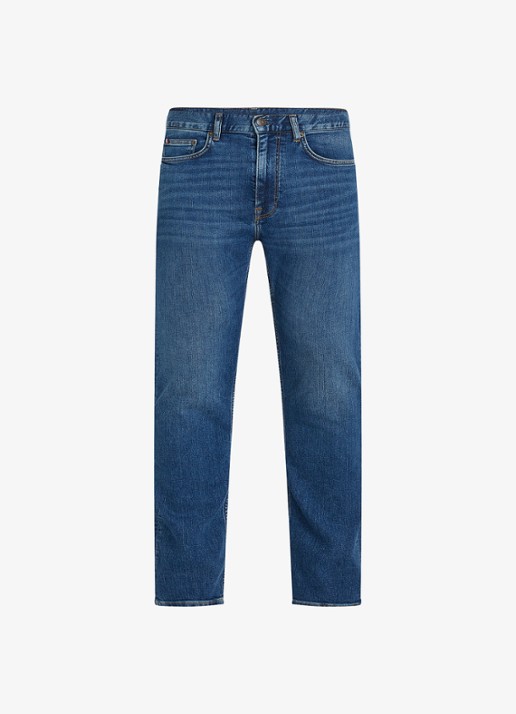 Tommy Hilfiger Bleecker slim fit jeans met donkere wassing