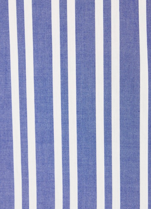 Tommy Hilfiger Blouse met streepprint en borstzak - detail 5 petrol