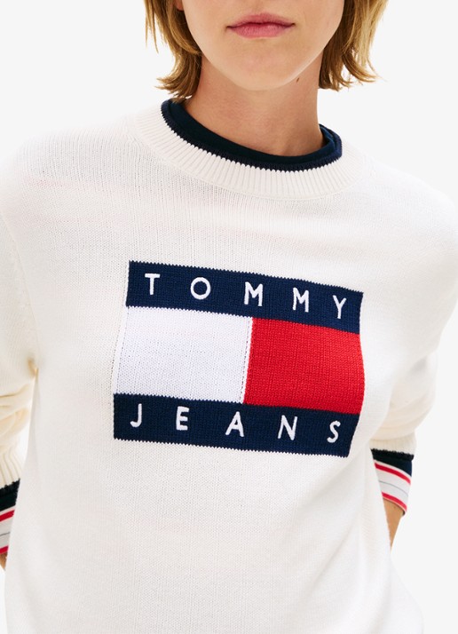 Tommy Hilfiger Bomberjack met logoborduring en steekzakken - detail 5 donkerblauw