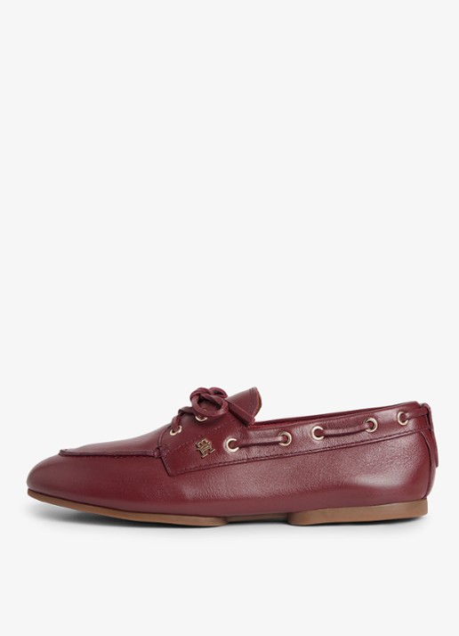 Tommy Hilfiger Bootschoen van leer met logo