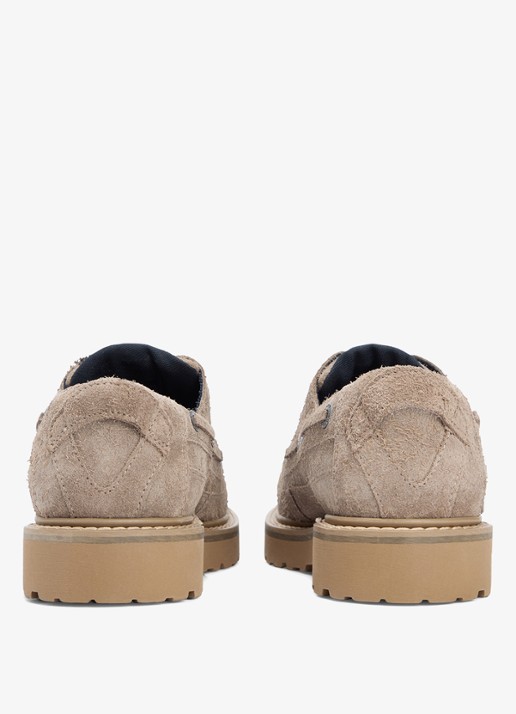 Tommy Hilfiger Bootschoen van suède - achterkant 6 lichtbruin