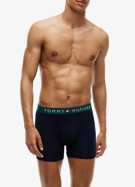 Tommy Hilfiger Boxershort van katoen met logoband 3-pack  - detail 4 zwart