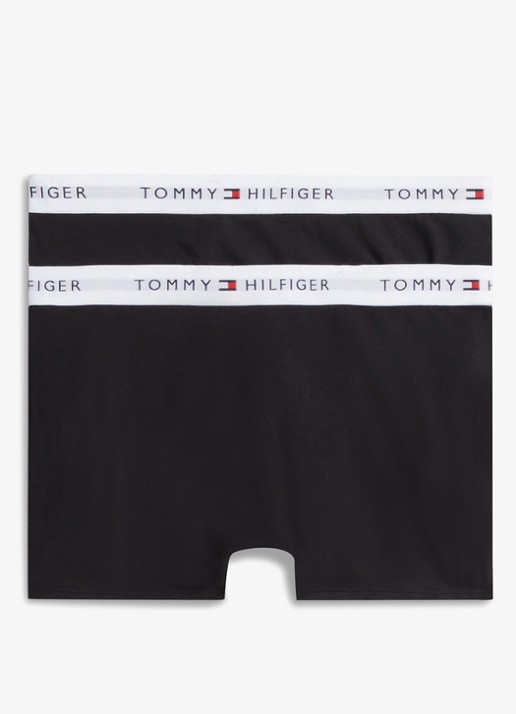 Tommy Hilfiger Boxershorts met logoband in 2-pack - detail 4 zwart