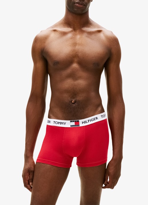 Tommy Hilfiger Boxershorts met logoband in 3-pack - detail multicolor