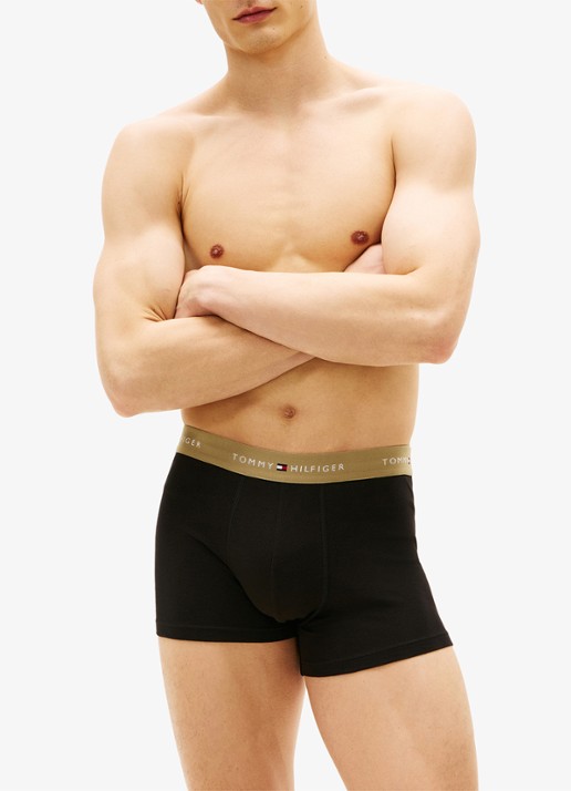 Tommy Hilfiger Boxershorts met logoband in 3-pack - detail 3 blauw