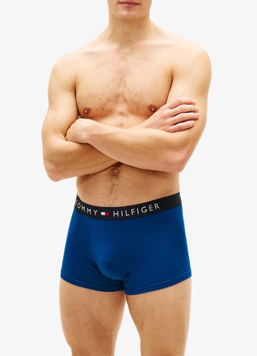 Tommy Hilfiger Boxershorts met logoband in 3-pack - detail 4 blauw