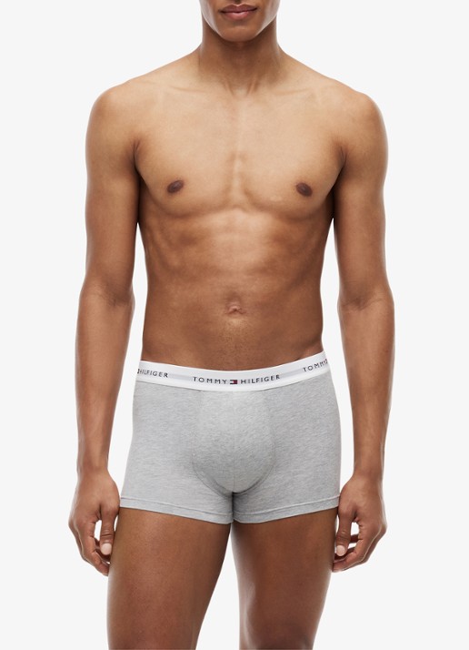 Tommy Hilfiger Boxershorts met logoband in 3-pack - detail 3 grey heather/black/white-0xo