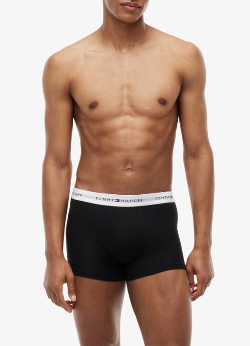 Tommy Hilfiger Boxershorts met logoband in 3-pack - detail 5 grey heather/black/white-0xo