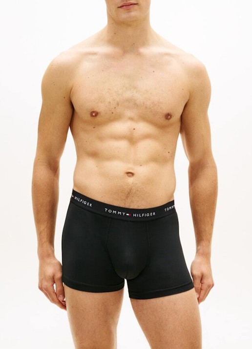Tommy Hilfiger Boxershorts met logoband in 3-pack - detail 2 zwart