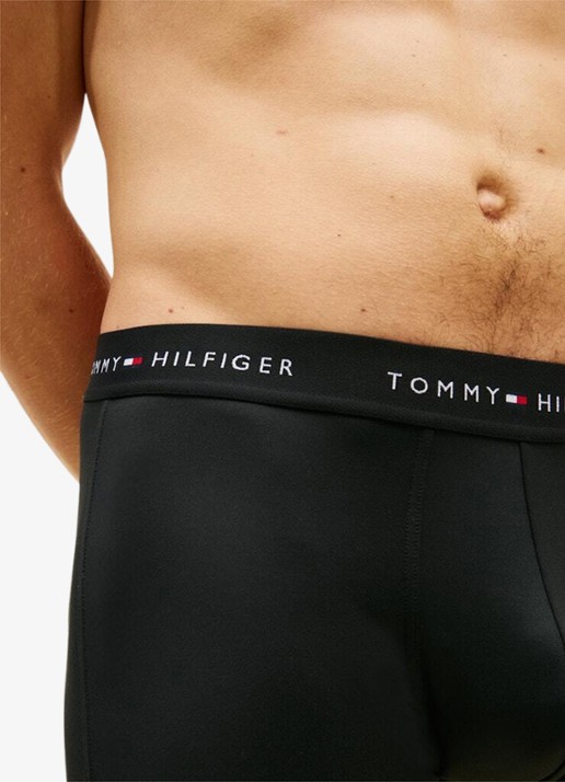 Tommy Hilfiger Boxershorts met logoband in 3-pack - detail 3 zwart