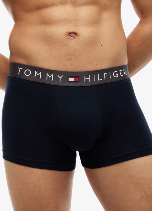Tommy Hilfiger Boxershorts met logoband in 3-pack - detail 6 donkerblauw