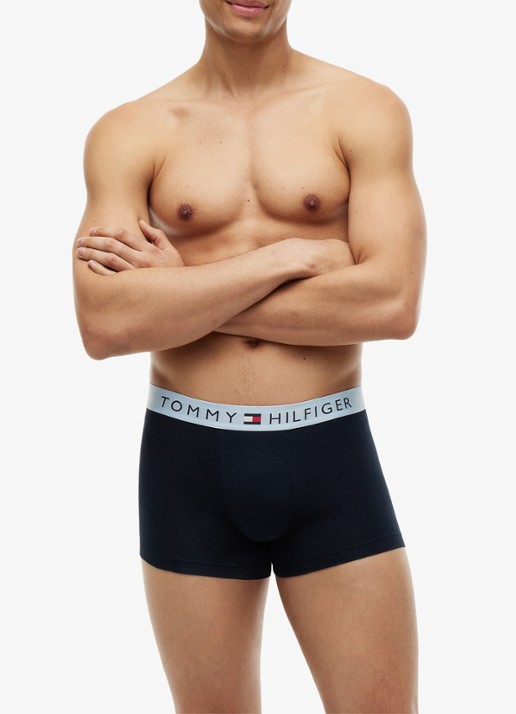 Tommy Hilfiger Boxershorts met logoband in 3-pack - detail 7 donkerblauw