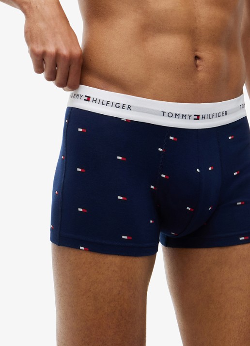 Tommy Hilfiger Boxershorts met logoband in 3-pack - detail 2 lichtblauw