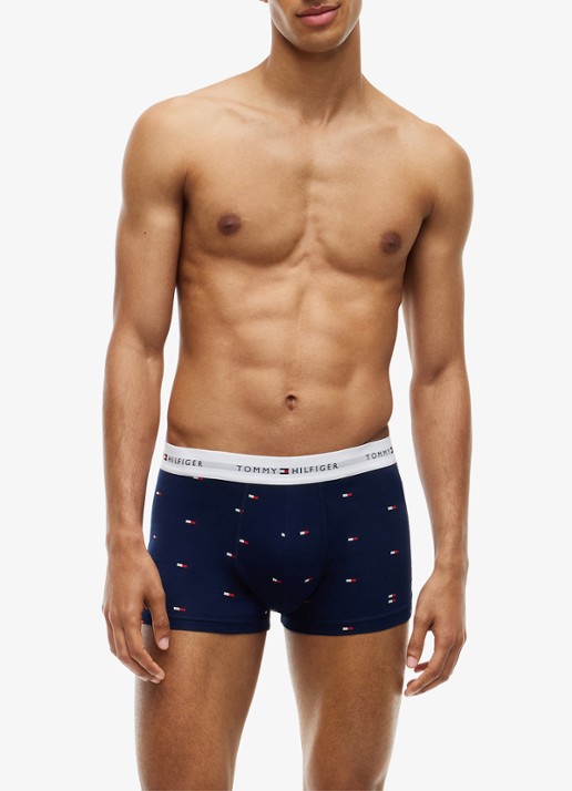 Tommy Hilfiger Boxershorts met logoband in 3-pack - detail 3 lichtblauw