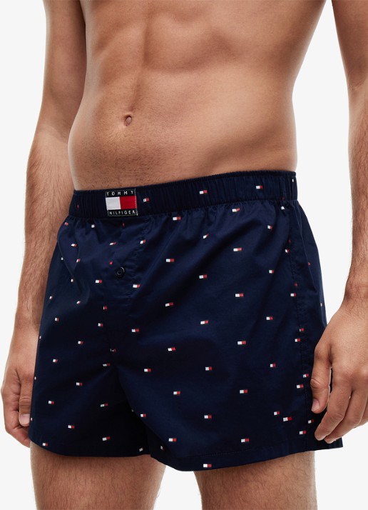Tommy Hilfiger Boxershorts met logoband in 3-pack - detail 4 blauw