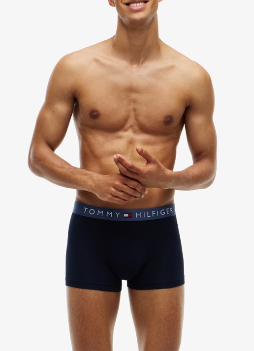 Tommy Hilfiger Boxershorts met logoband in 3-pack - detail 4 zwart
