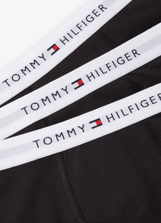 Tommy Hilfiger Boxershorts met logoband in 3-pack - detail 2 zwart