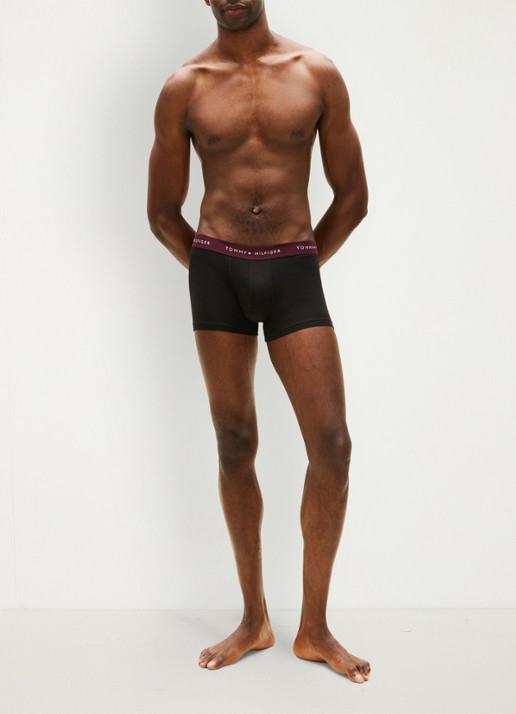 Tommy Hilfiger Boxershorts met logoband in 5-pack - voorkant 6 rood