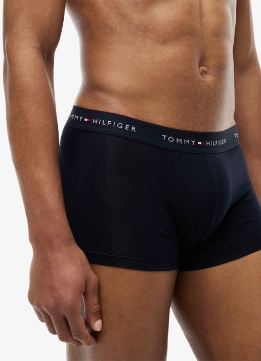 Tommy Hilfiger Boxershorts met logoband in 5-pack - detail 3 wit