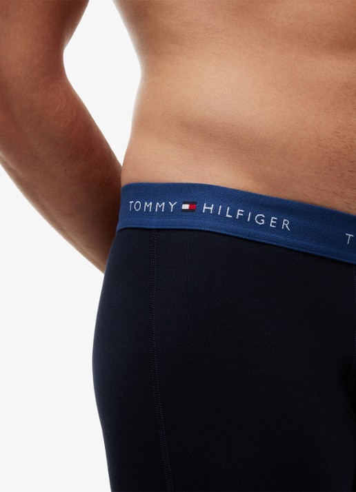 Tommy Hilfiger Boxershorts met logoband in 5-pack - detail 4 zwart
