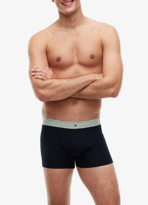 Tommy Hilfiger Boxershorts met logoband in 5-pack - detail 6 zwart