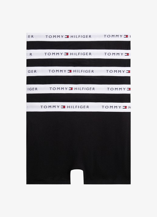 Tommy Hilfiger Boxershorts met logoband in 5-pack - detail undefined