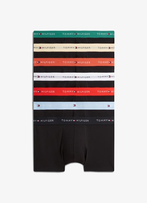 Tommy Hilfiger Boxershorts met logoband in 6-pack