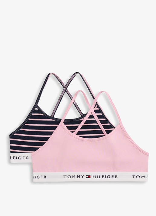 Tommy Hilfiger Bralette set met logoband 2-pack