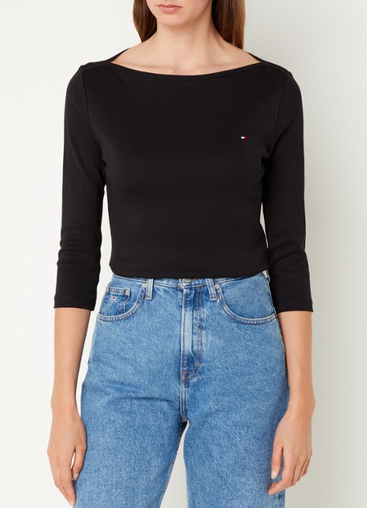 Tommy Hilfiger Cody longsleeve met logoborduring - detail 4 undefined