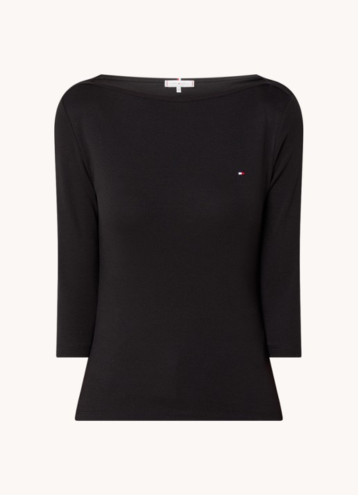 Tommy Hilfiger Cody longsleeve met logoborduring - voorkant 2 undefined