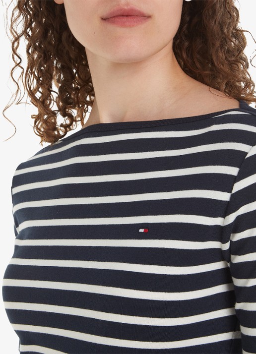 Tommy Hilfiger Cody longsleeve met logoborduring - detail 4 ----