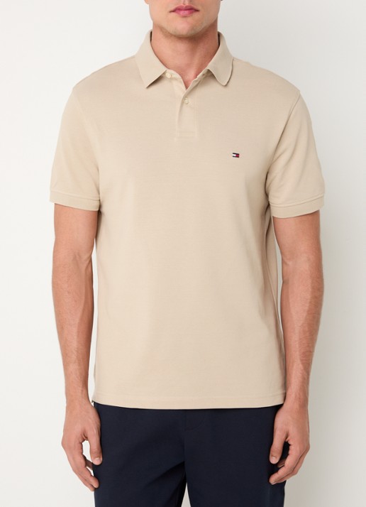 Tommy Hilfiger Core regular fit polo van piqué katoen met logoborduring