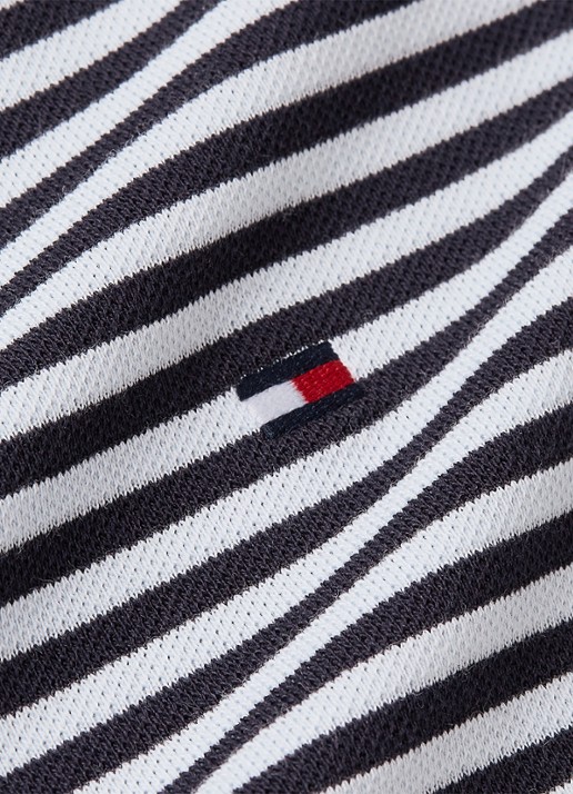 Tommy Hilfiger Core regular fit polo van piqué katoen met logoborduring - detail 4 breezy blue / dessert / blauw