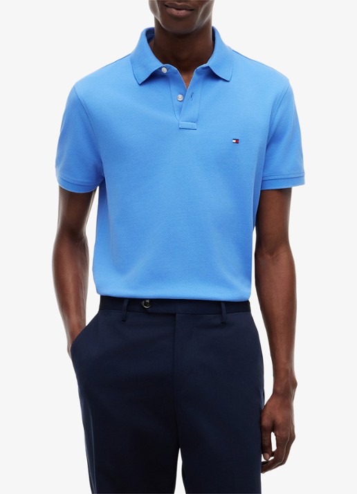 Tommy Hilfiger Core regular fit polo van piqué katoen met logoborduring