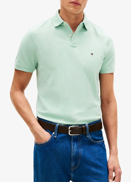 Tommy Hilfiger Core regular fit polo van piqué katoen met logoborduring