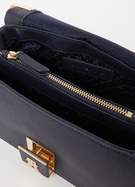 Tommy Hilfiger Crossbodytas met afneembare schouderriem - detail 2 donkerblauw