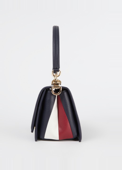 Tommy Hilfiger Crossbodytas met afneembare schouderriem - detail 3 donkerblauw