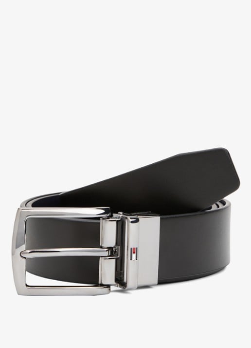 Tommy Hilfiger Denton reversible riem van leer