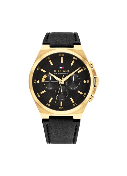 Tommy Hilfiger Dexter horloge TH1792086  - voorkant goud