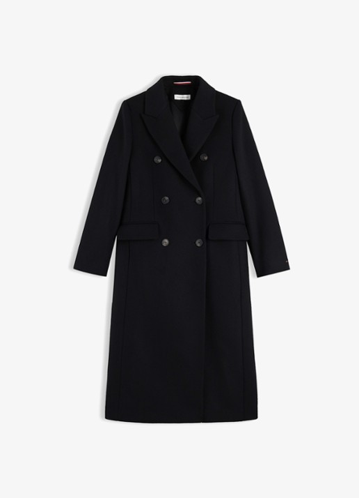 Tommy Hilfiger Double-breasted mantel in wolblend