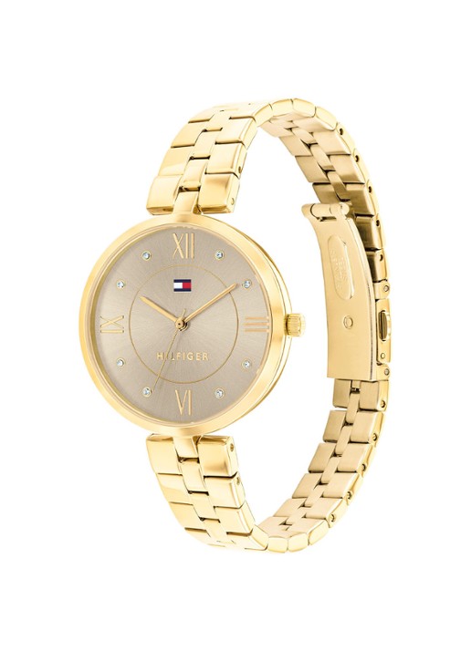 Tommy Hilfiger Ella horloge TH1782685  - detail goud