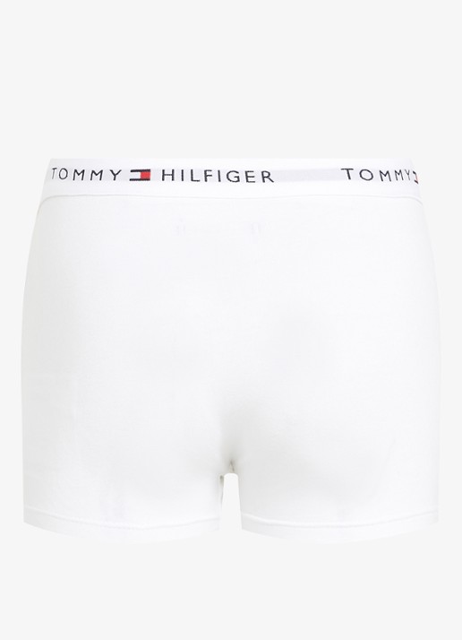 Tommy Hilfiger Essential boxershorts met logoband 3-pack - achterkant wit
