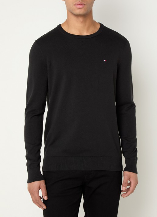 Tommy Hilfiger Essential fijngebreide pullover met logo