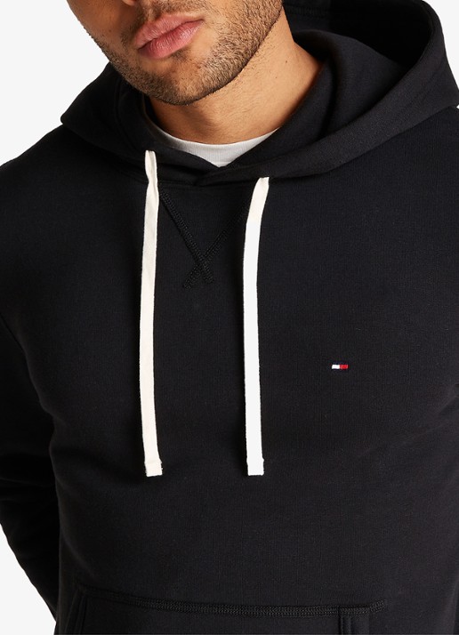 Tommy Hilfiger Essential hoodie met logoborduring - detail 5 zwart