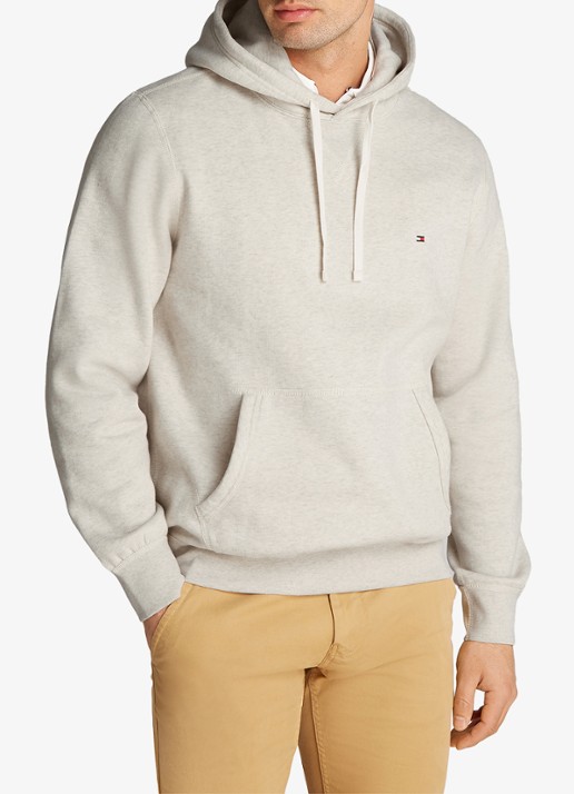 Tommy Hilfiger Essential hoodie met logoborduring - detail 3 beige
