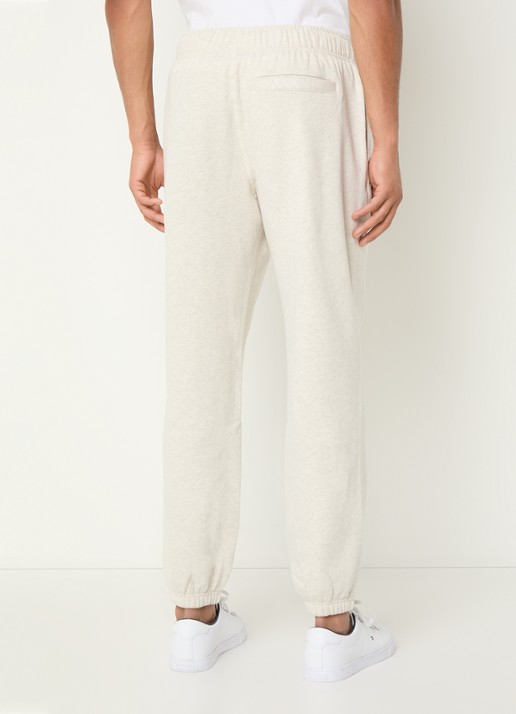 Tommy Hilfiger Essential joggingbroek met logoborduring - achterkant 5 creme