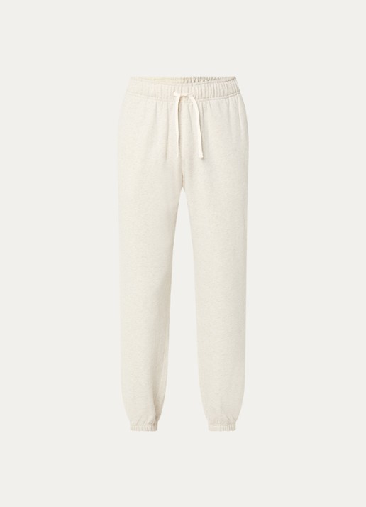 Tommy Hilfiger Essential joggingbroek met logoborduring - voorkant 8 creme